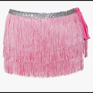 Pink 3 Tiered Tassel Skirt! 💕